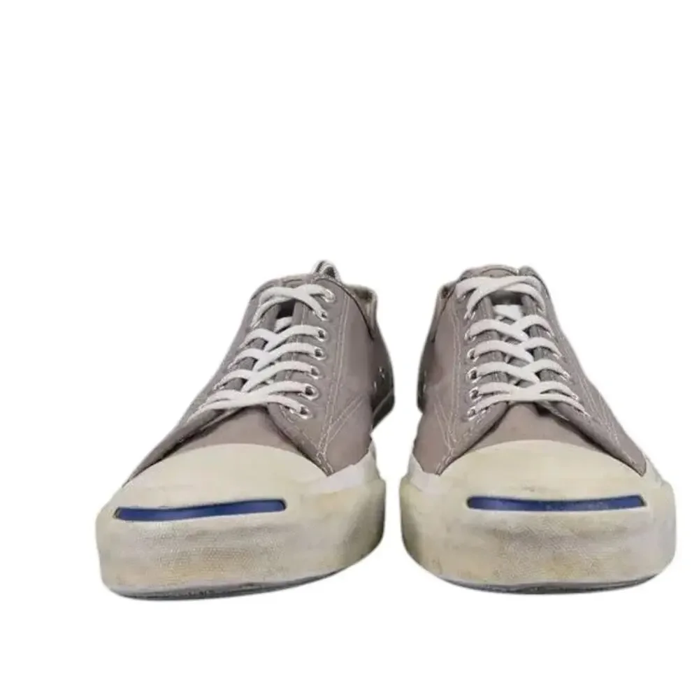 Converse Shoes Mens 9 Sneakers Jack Purcell Comfort Wedge Classic Canvas Grey - Picture 2 of 13